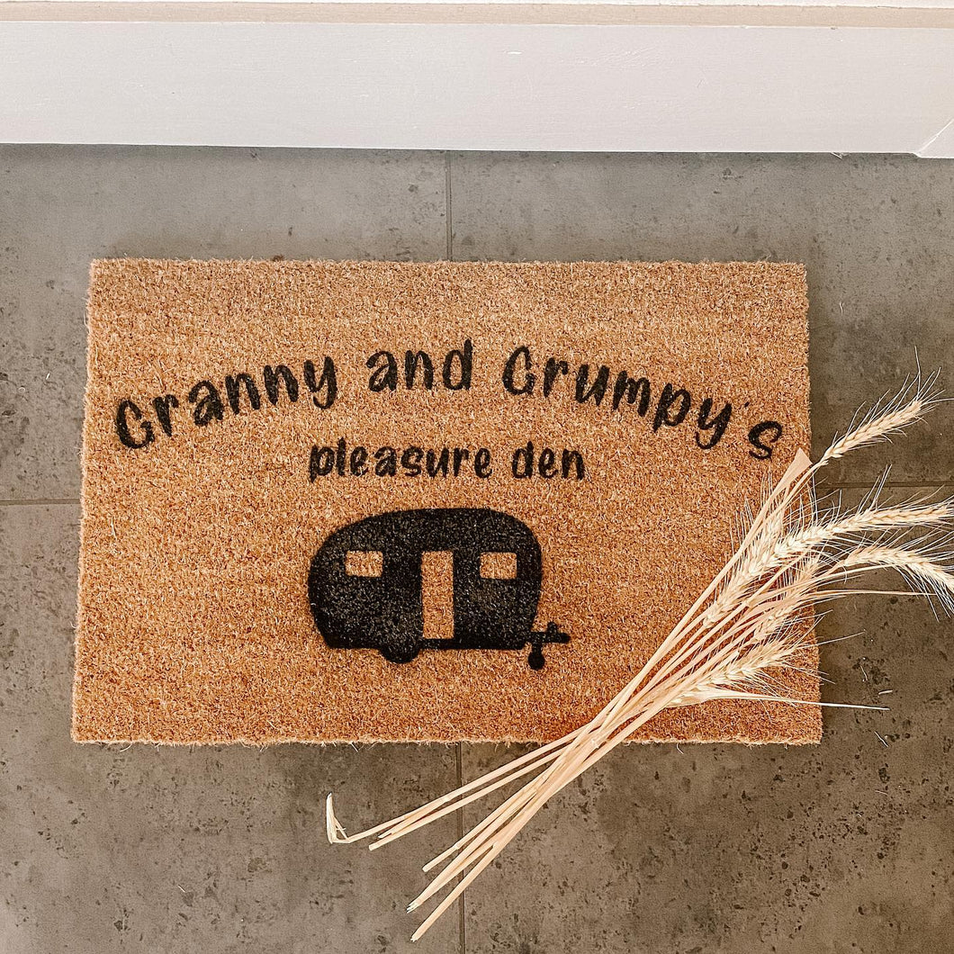 Caravan door mat