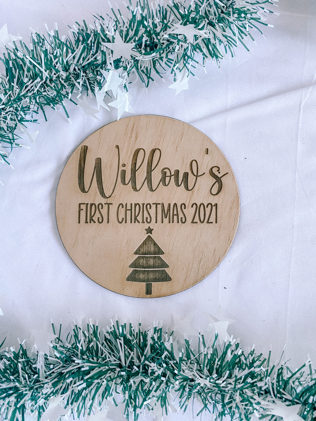 First Christmas Plaque