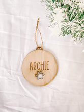 Load image into Gallery viewer, Personalised dog Christmas baubles
