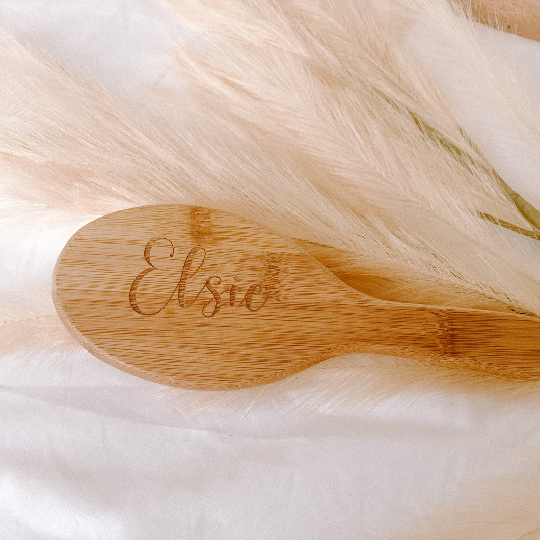 Personalised hair brush